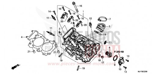 CYLINDER HEAD CRF1000AH de 2017